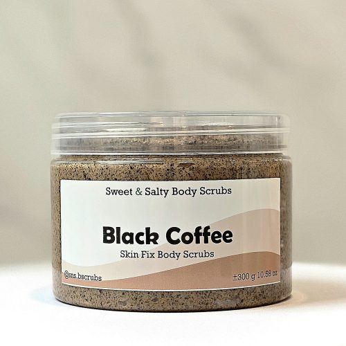 Black Coffee – Intensive Moisturizing Scrub with Shea Butter